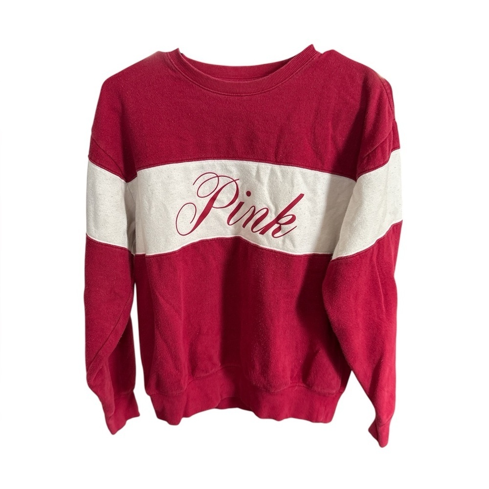 PINK CLOSET CLEANOUT Vintage Color Block Sweater-Size XS